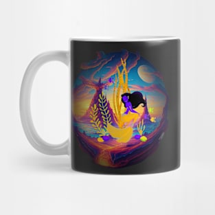 funny the mermaid looks like me black girl quote Mug